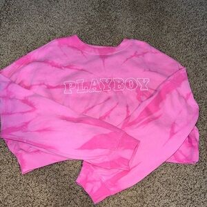 Playboy cropped crewneck